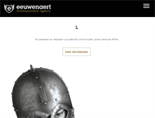 Tablet Screenshot of eeuwenaert.be